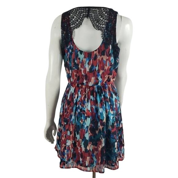 Jack by BB Dakota Kendrew Dress Dots Lace Back - Picture 6 of 8